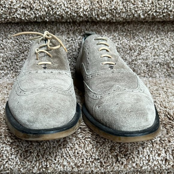 Burberry Men’s  Beige  Suede Oxford Brogues. main image 13